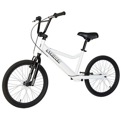 Loopfiets Super Strider 20 Sport Wit voor iedereen vanaf 10 jaar.