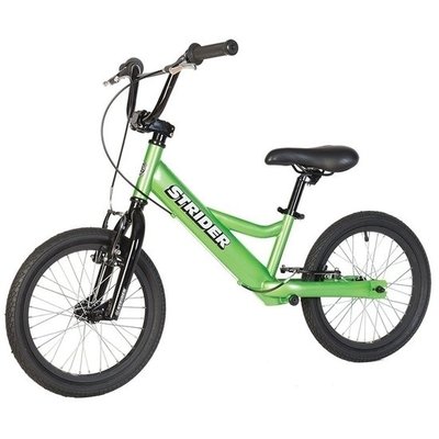 Loopfiets Super Strider 16 Sport Groen voor kinderen van 6 tot 12 jaar versie 2