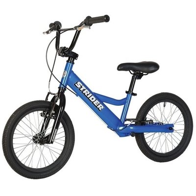 Loopfiets Super Strider 16 Sport Blauw voor kinderen van 6 tot 12 jaar versie 2