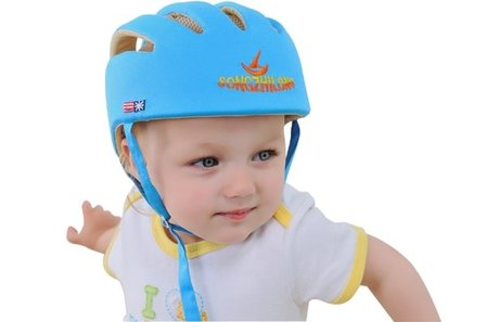 Baby valhelm zacht Blauw sterren vanaf 8 maanden