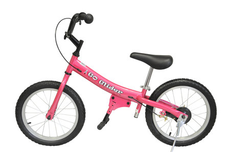 Glide Bike 16 inch loopfiets 5 tot 10 jaar ROOD