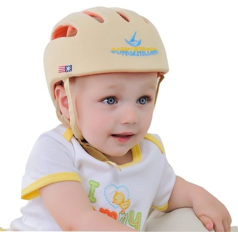 Baby valhelm zacht Blauw sterren vanaf 8 maanden