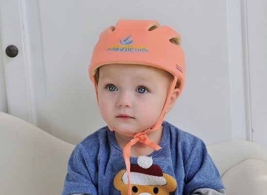 Baby valhelm oranje vanaf 8 maanden